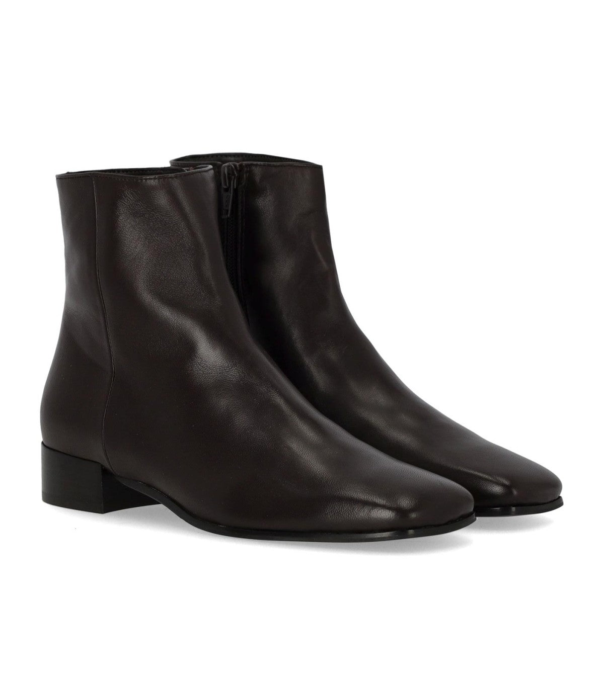 MATHEW ANKLE BOOT IN BROWN NAPPA LEATHER GUGLIELMO ROTTA