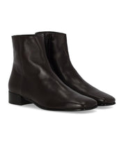 MATHEW ANKLE BOOT IN BROWN NAPPA LEATHER GUGLIELMO ROTTA