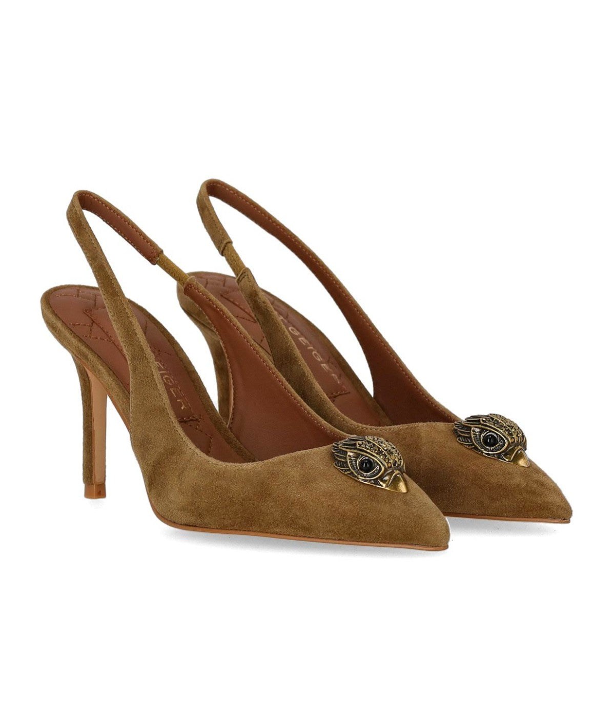 SLINGBACK BELGRAVIA IN BEIGE SUEDE KURT GEIGER