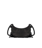 SCHWARZE FRINGE SLING UMHÄNGETASCHE DRAGON DIFFUSION