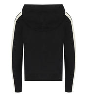 SCHWARZER REISSVERSCHLUSS-SWEATER ELISABETTA FRANCHI