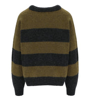 GESTREIFTER PULLOVER TUONO GRÜN MAX MARA WEEKEND