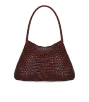 SANTA MARIA BROWN SHOULDER BAG DRAGON DIFFUSION