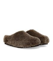 CLOG AMSTERDAM WRAPPED SHERLING GRAY TAUPE BIRKENSTOCK