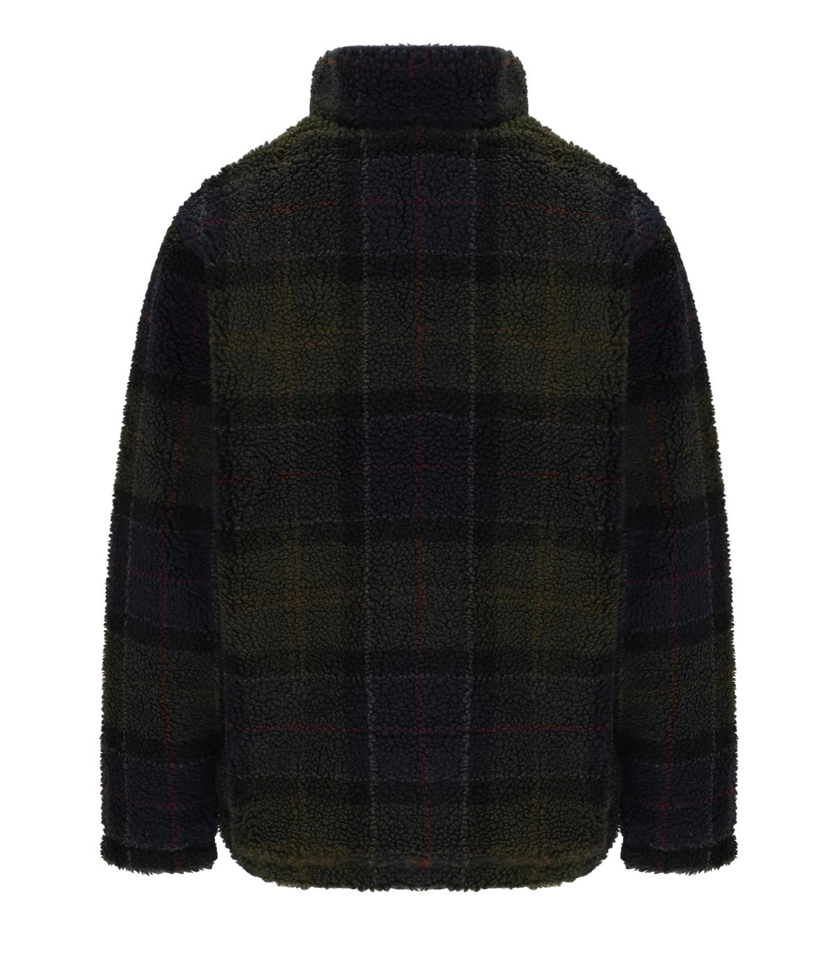 FLEECE TRUI TARTAN GROEN BARBOUR