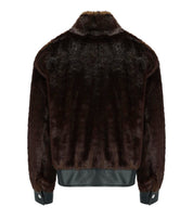 BOMBER PELLICCIA LULA MARRONE STAND STUDIO