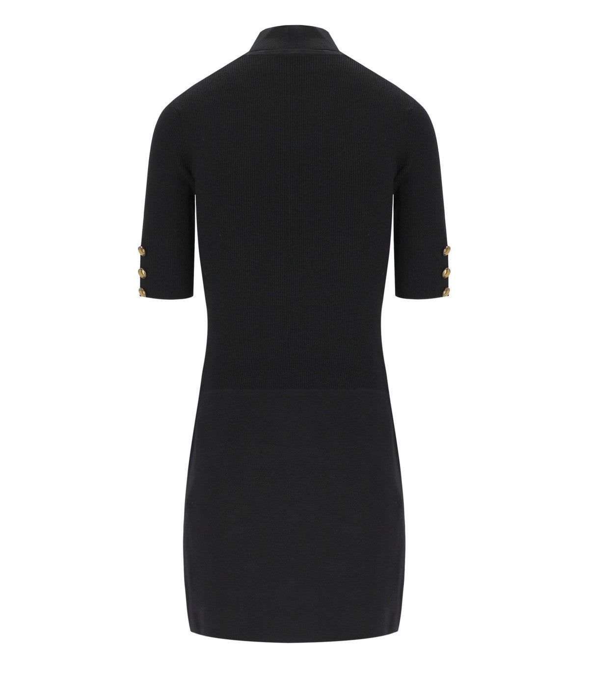 SCHWARZES MINI-STRICKKLEID ELISABETTA FRANCHI
