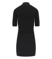 SCHWARZES MINI-STRICKKLEID ELISABETTA FRANCHI