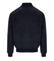 BOMBER JACKET MELTON DEEP BLUE BARACUTA