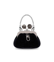 POCHETTE PASTICCINO NOCINO VELOURS NOIR MAX MARA WEEKEND