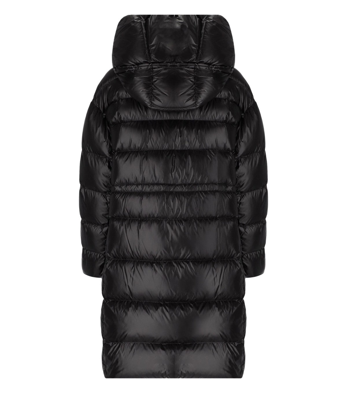HOODED PUFFER JACKET BLACK ADD