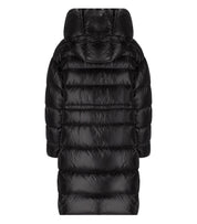 HOODED PUFFER JACKET BLACK ADD