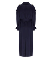 BELTED COAT MIDNIGHT BLUE ELISABETTA FRANCHI
