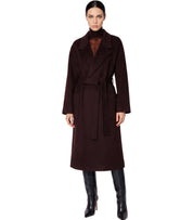 BELTED COAT BROWN ELISABETTA FRANCHI