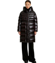 HOODED PUFFER JACKET BLACK ADD