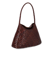 SANTA MARIA BROWN SHOULDER BAG DRAGON DIFFUSION