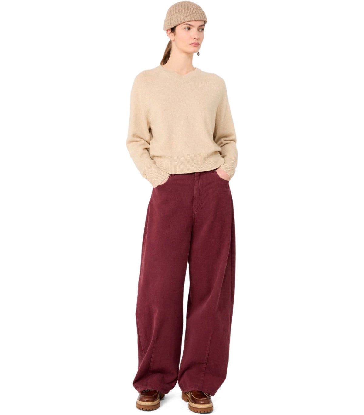 PULLOVER PADRE MANDORLA CASHMERE MAX MARA WEEKEND