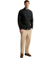 CHEMISE FORTROSE VERT BLEU BARBOUR