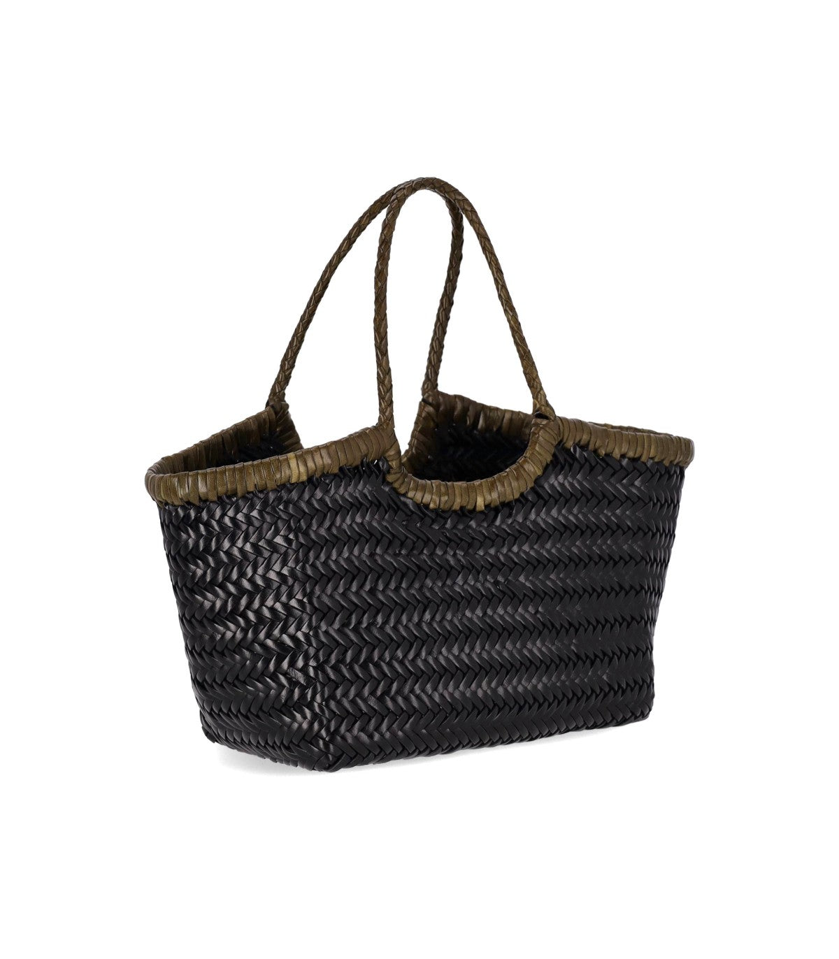 NANTUCKET BLACK KHAKI SHOULDER BAG DRAGON DIFFUSION