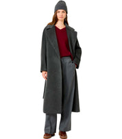 BELTED COAT TEMPERA ANTHRACITE MAX MARA WEEKEND