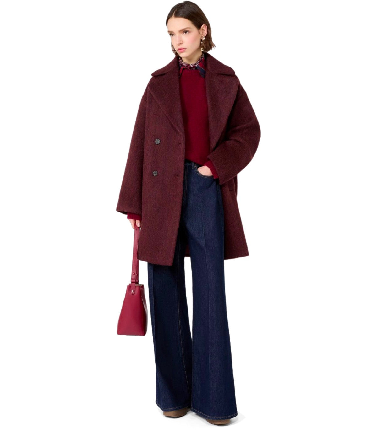 PULLOVER TUONO BORDEAUX MAX MARA WEEKEND