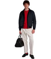 BOMBER JACKET G9 WAXED BLUE BARACUTA