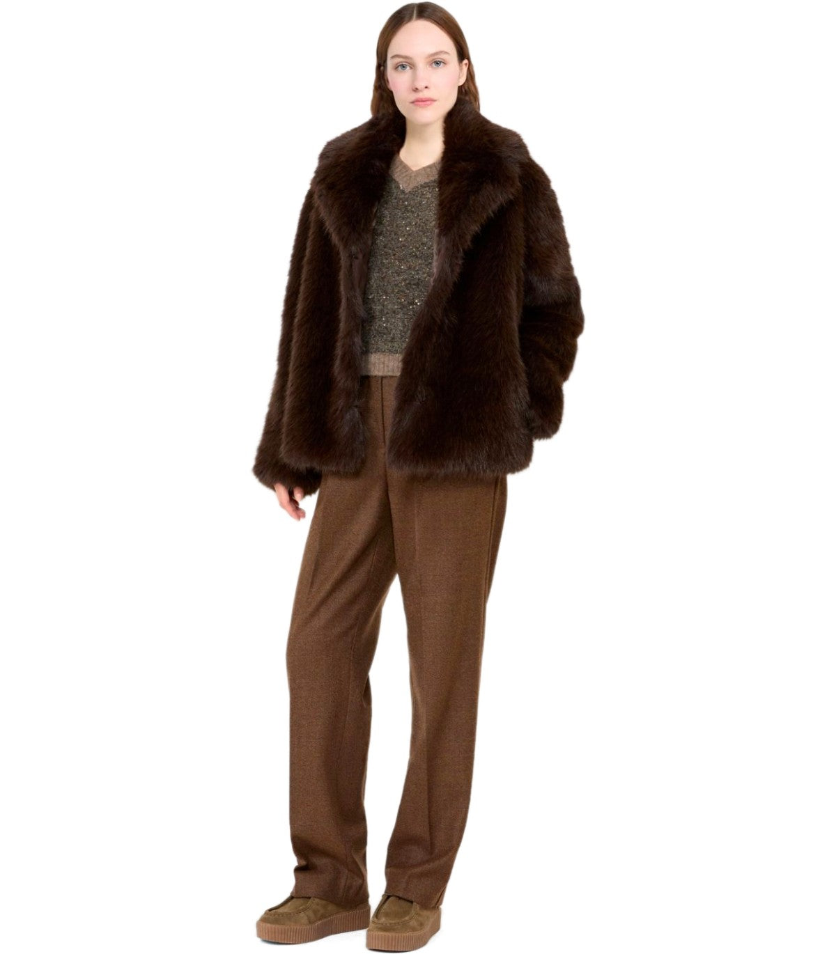 FOURRURE OZIOSO MARRON MAX MARA WEEKEND