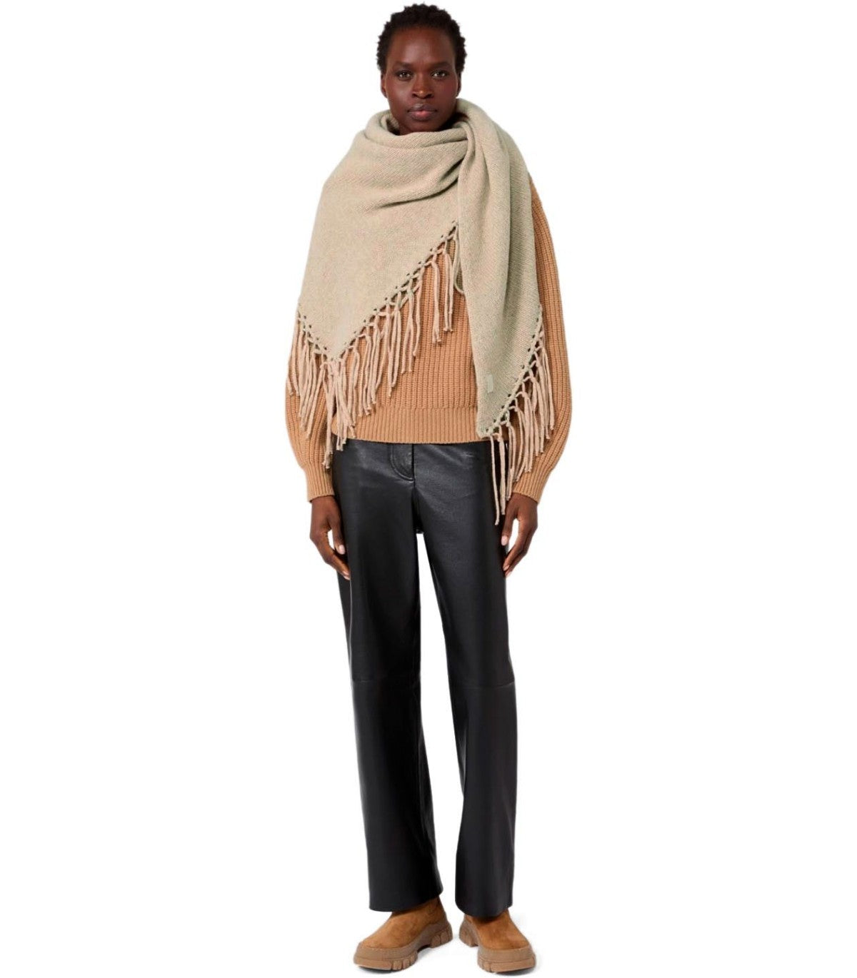 STRICKCAPE TORNADO BEIGE MAX MARA WEEKEND