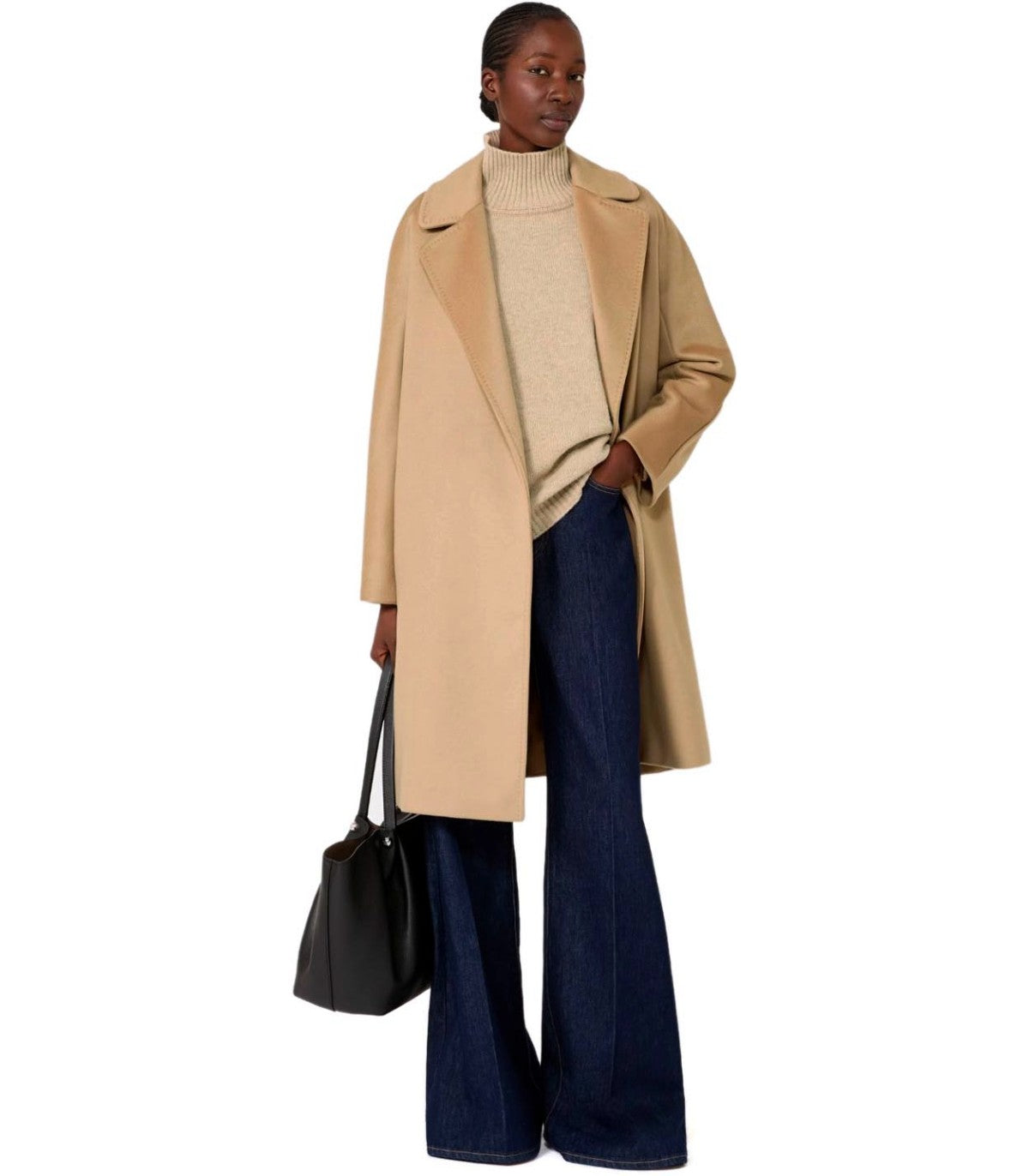 ABRIGO CON CINTURÓN PEDALE CAMEL MAX MARA WEEKEND