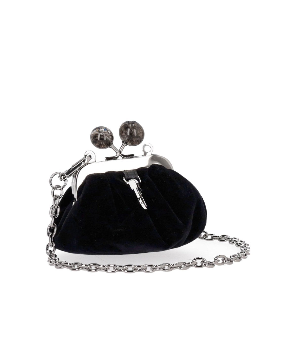 POCHETTE PASTICCINO NOCINO VELOURS NOIR MAX MARA WEEKEND