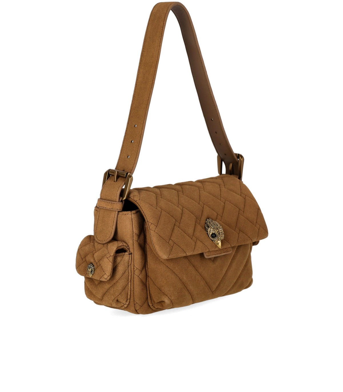 KURT GEIGER KENSINGTON BROWN SHOULDER BAG