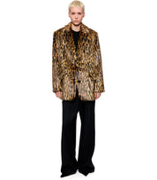 BLAZER PELLICCIA EMMIE ANIMALIER STAND STUDIO