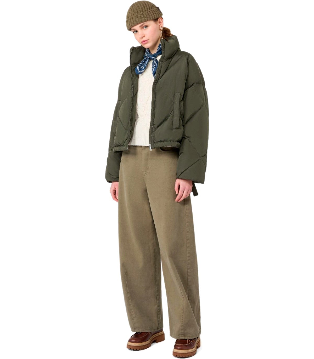 DOUDOUNE EDITO VERT MAX MARA WEEKEND
