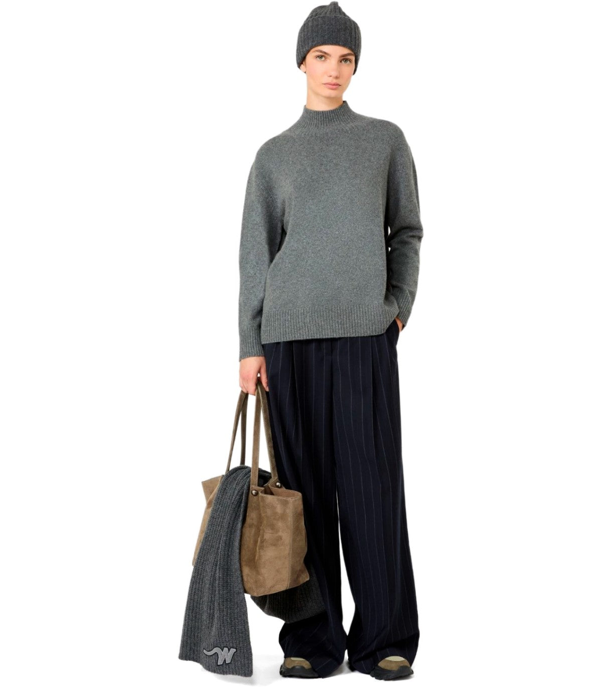 STRICKPULLOVER ELEGIA GRAU MAX MARA WEEKEND