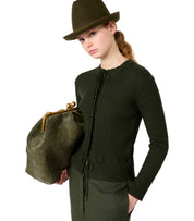 CARDIGAN KAKI VERDE MAX MARA WEEKEND