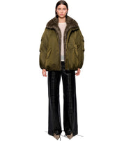 PARKA THILDA MILITARY GREEN STAND STUDIO