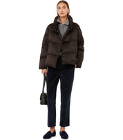PUFFER JACKET MATASSA BROWN MAX MARA WEEKEND