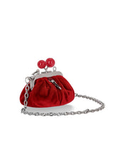 CLUTCH PASTICCINO NOCINO SAMT ROT MAX MARA WEEKEND