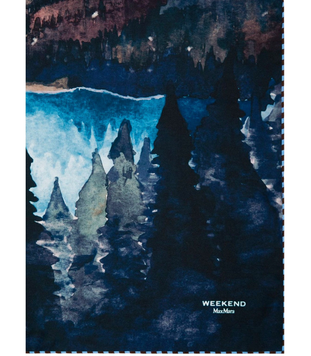 FOULARD ONESTO BLU MAX MARA WEEKEND