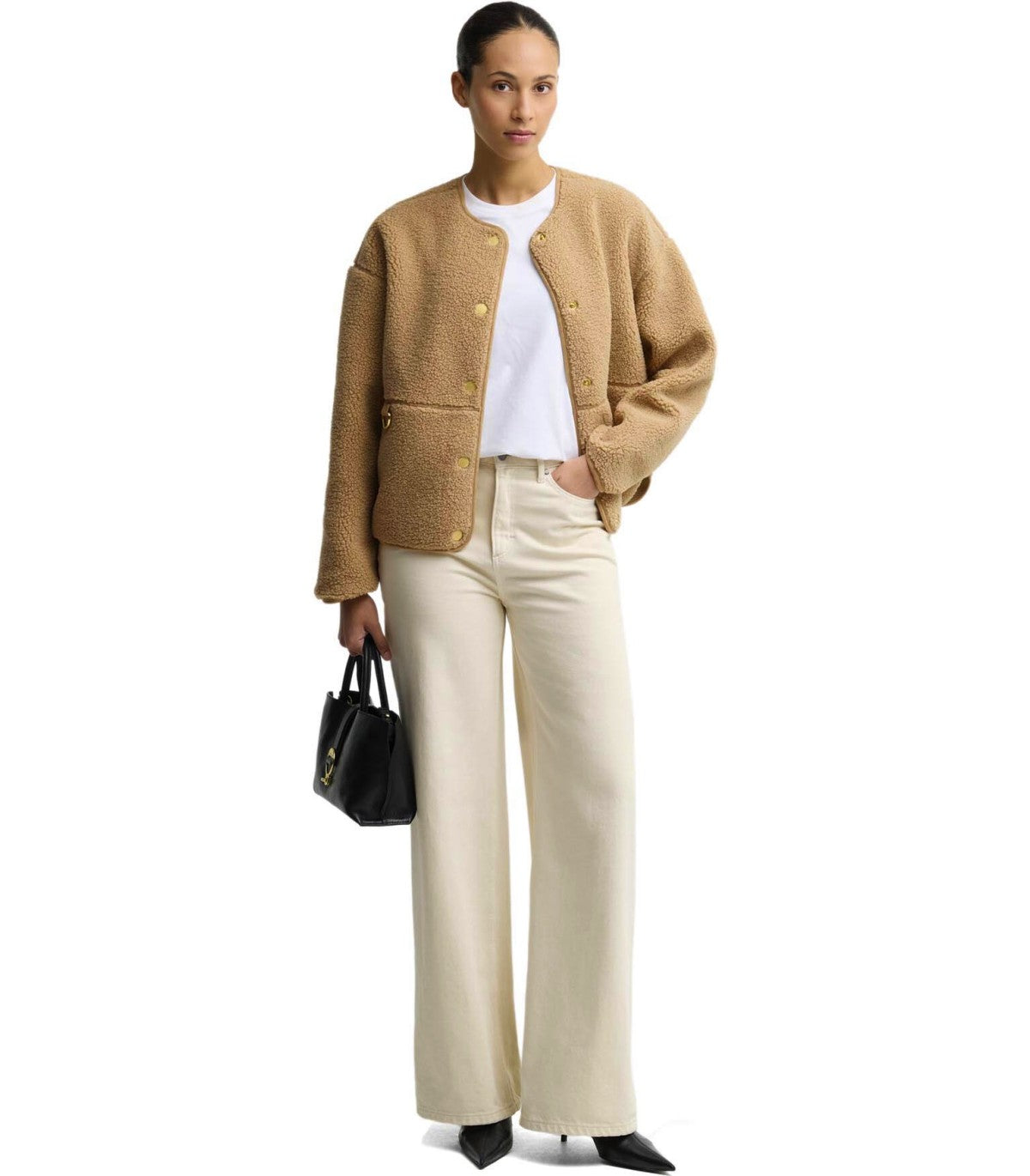 FLEECE VEST ARLENE BEIGE BARBOUR