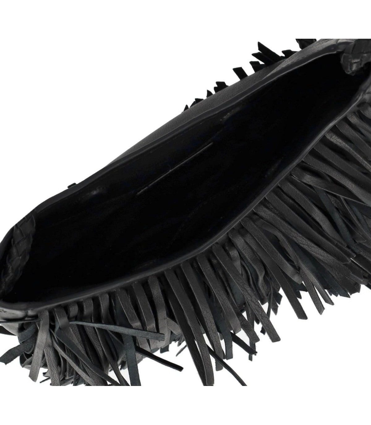 SCHWARZE FRINGE SLING UMHÄNGETASCHE DRAGON DIFFUSION