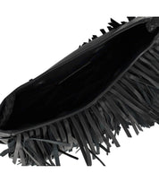 SCHWARZE FRINGE SLING UMHÄNGETASCHE DRAGON DIFFUSION