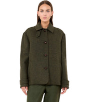CAPPOTTO CORTO DIORAMA VERDE MAX MARA WEEKEND