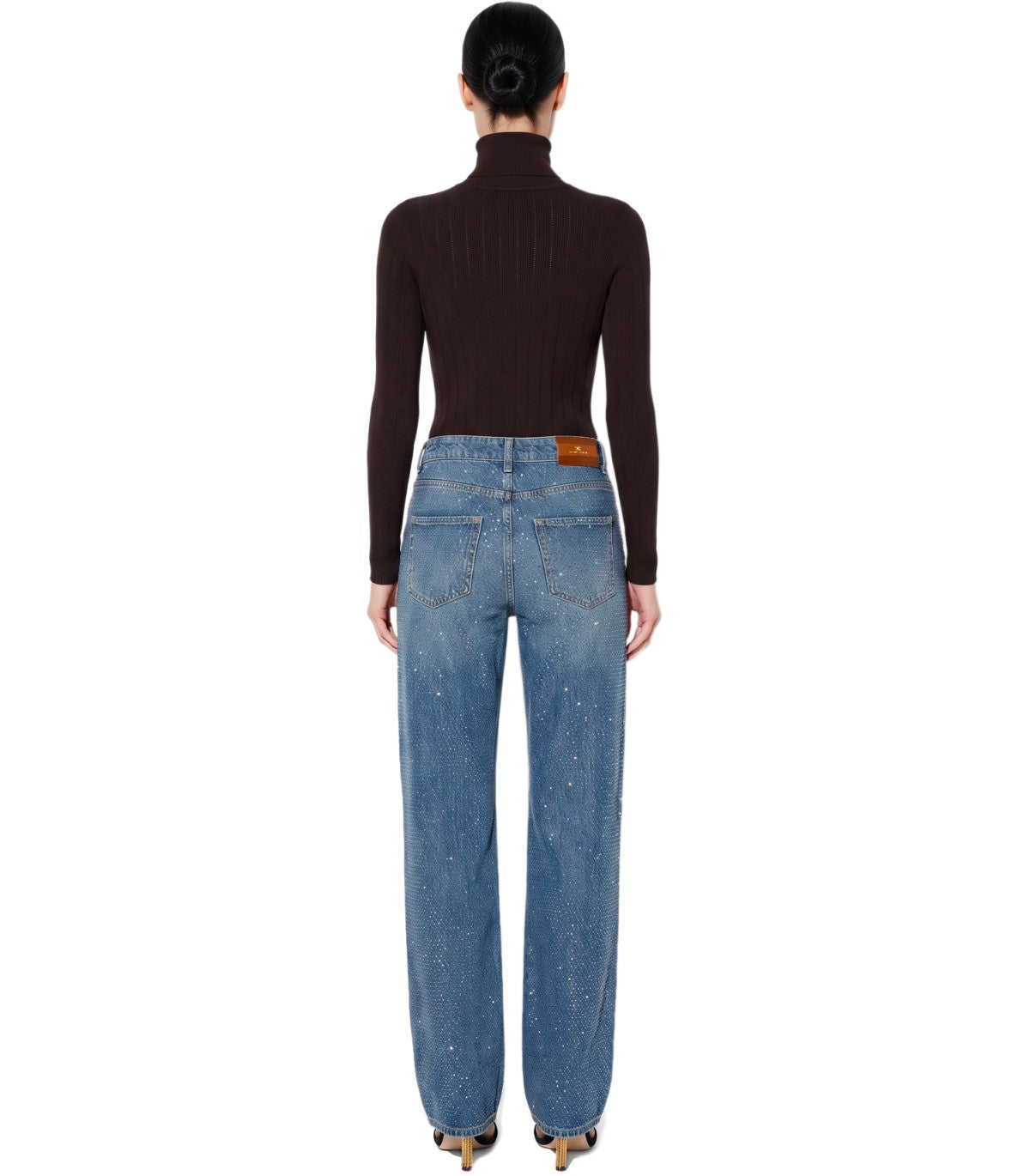 ROLLKRAGENPULLOVER BRAUN ELISABETTA FRANCHI