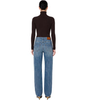 ROLLKRAGENPULLOVER BRAUN ELISABETTA FRANCHI