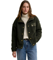 BARBOUR FLEECE GREEN PILE