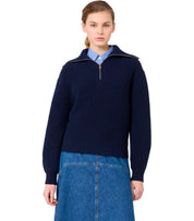 STRICKPULLOVER LASER BLAU MAX MARA WEEKEND