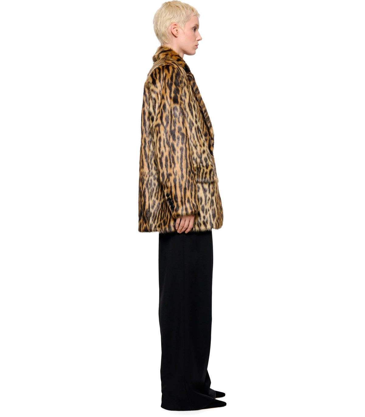BLAZER PELLICCIA EMMIE ANIMALIER STAND STUDIO