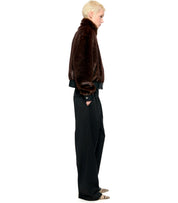 BOMBER PELLICCIA LULA MARRONE STAND STUDIO