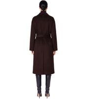 BELTED COAT BROWN ELISABETTA FRANCHI
